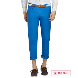 Five-Pocket Pants - Vallarta Blue